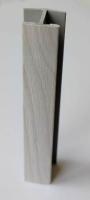 Угол 180 (универ) 100 мм Выбеленное дерево (Термопласт)